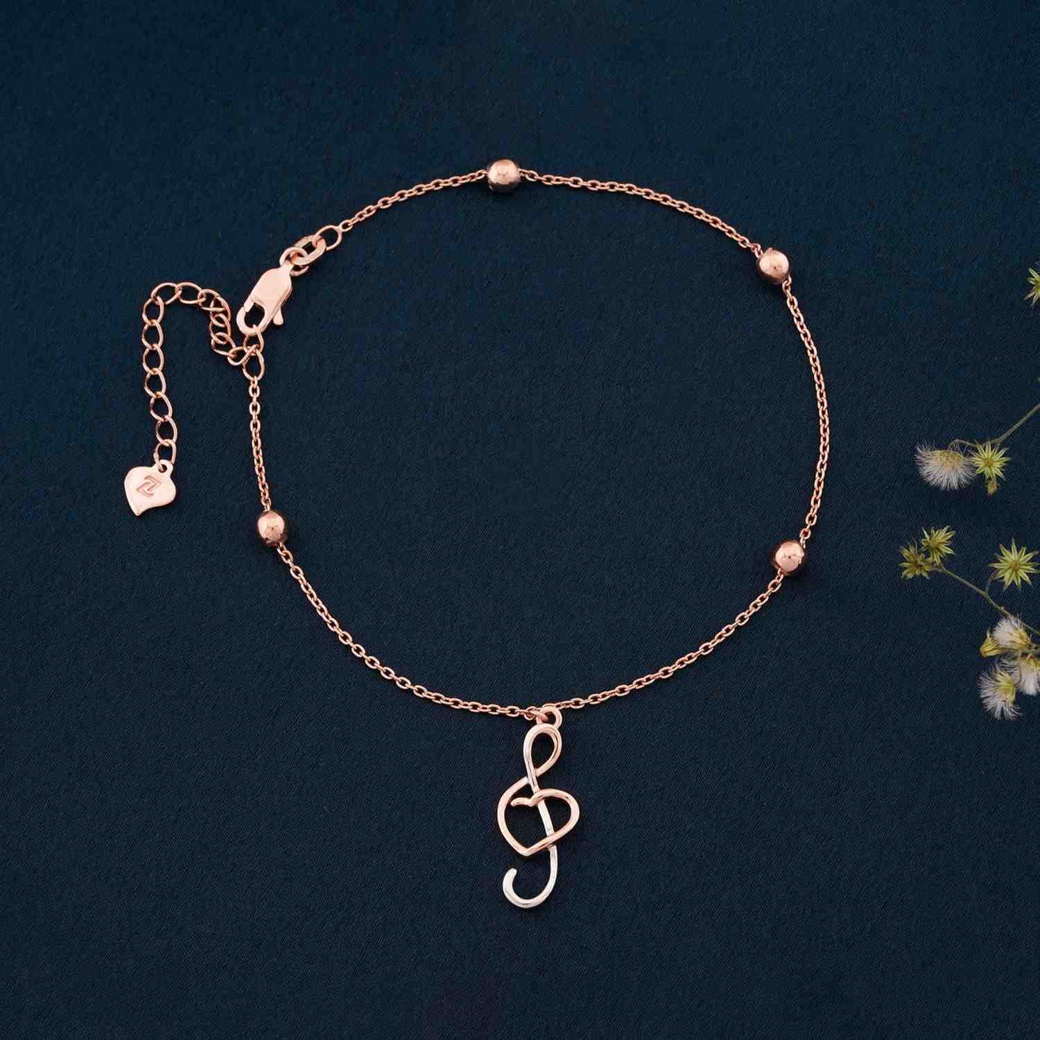 925 sterling silver anklets for women