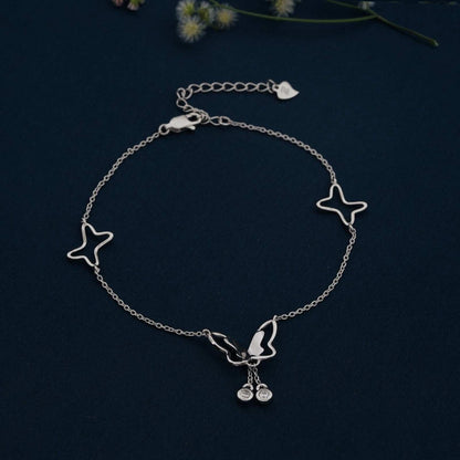 925 sterling silver anklets for women