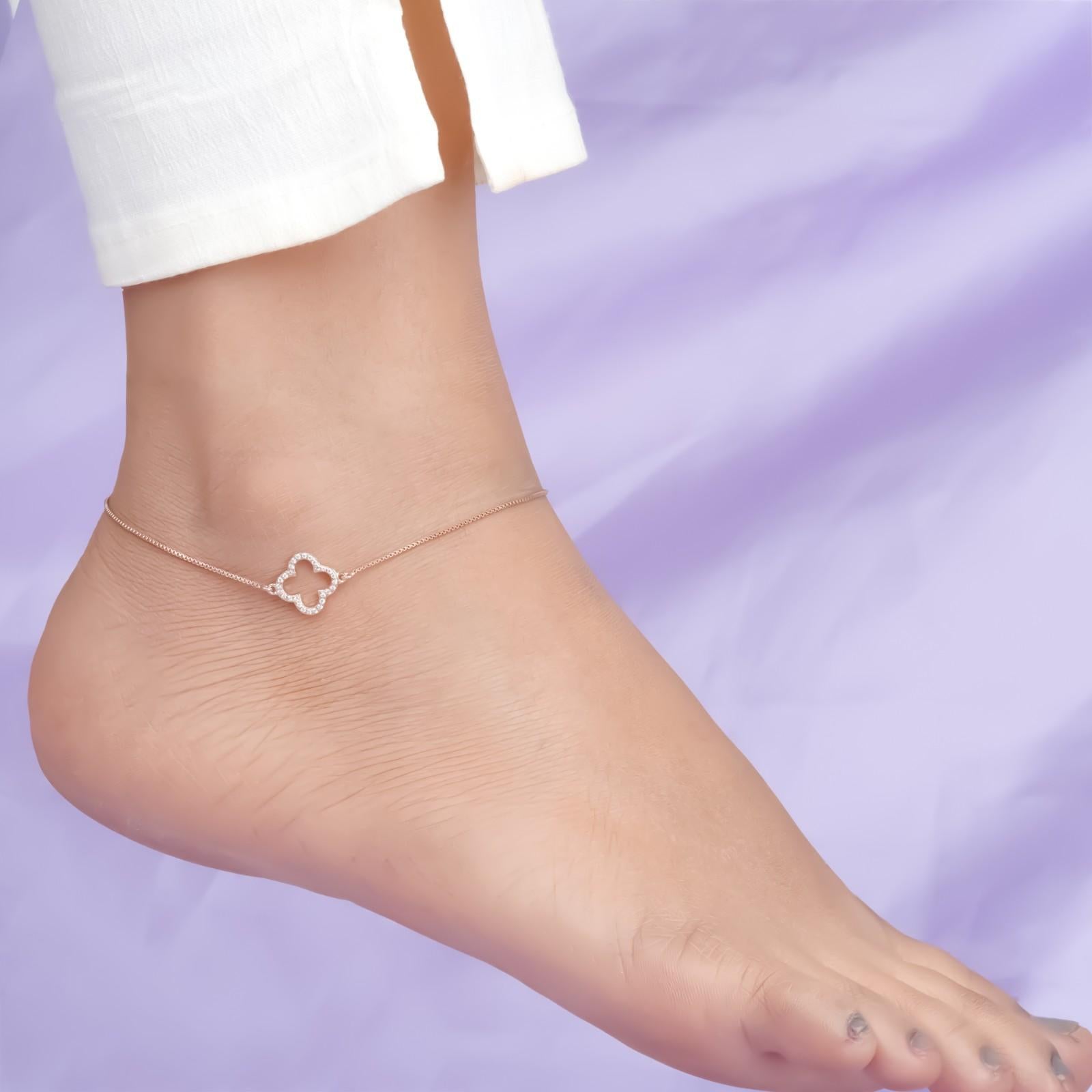 Silver Anklet For Women