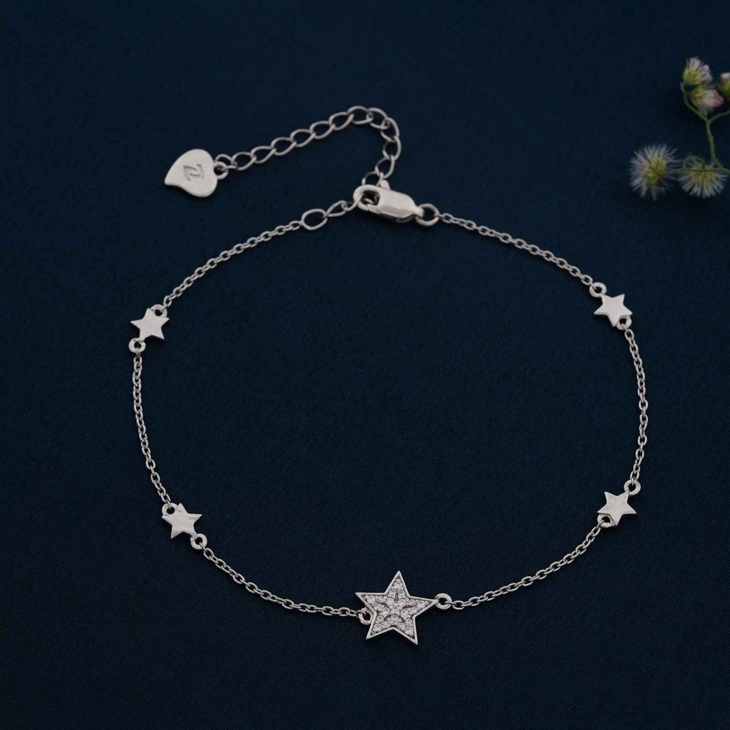 anklets for women silver