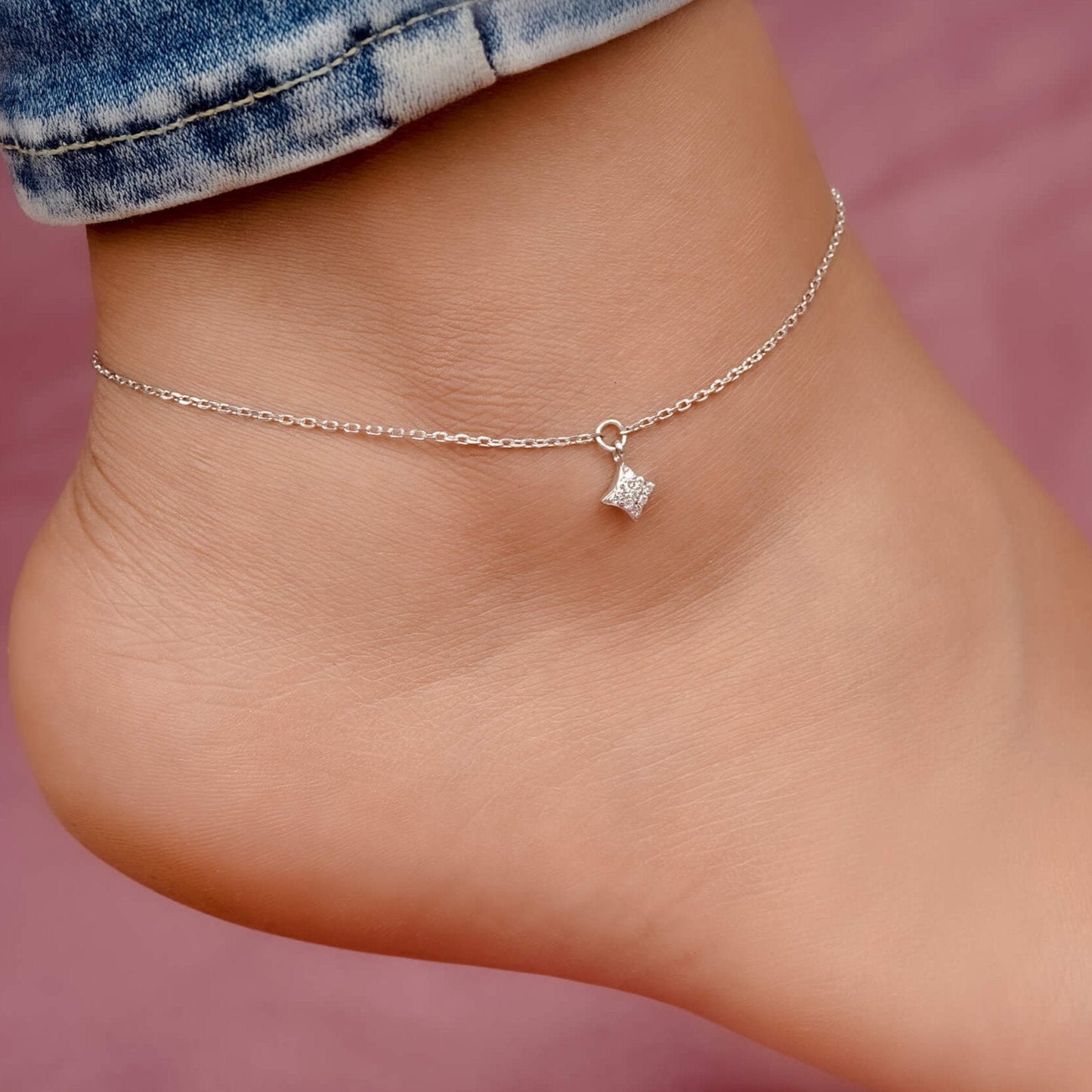 Silver Anklet For Women