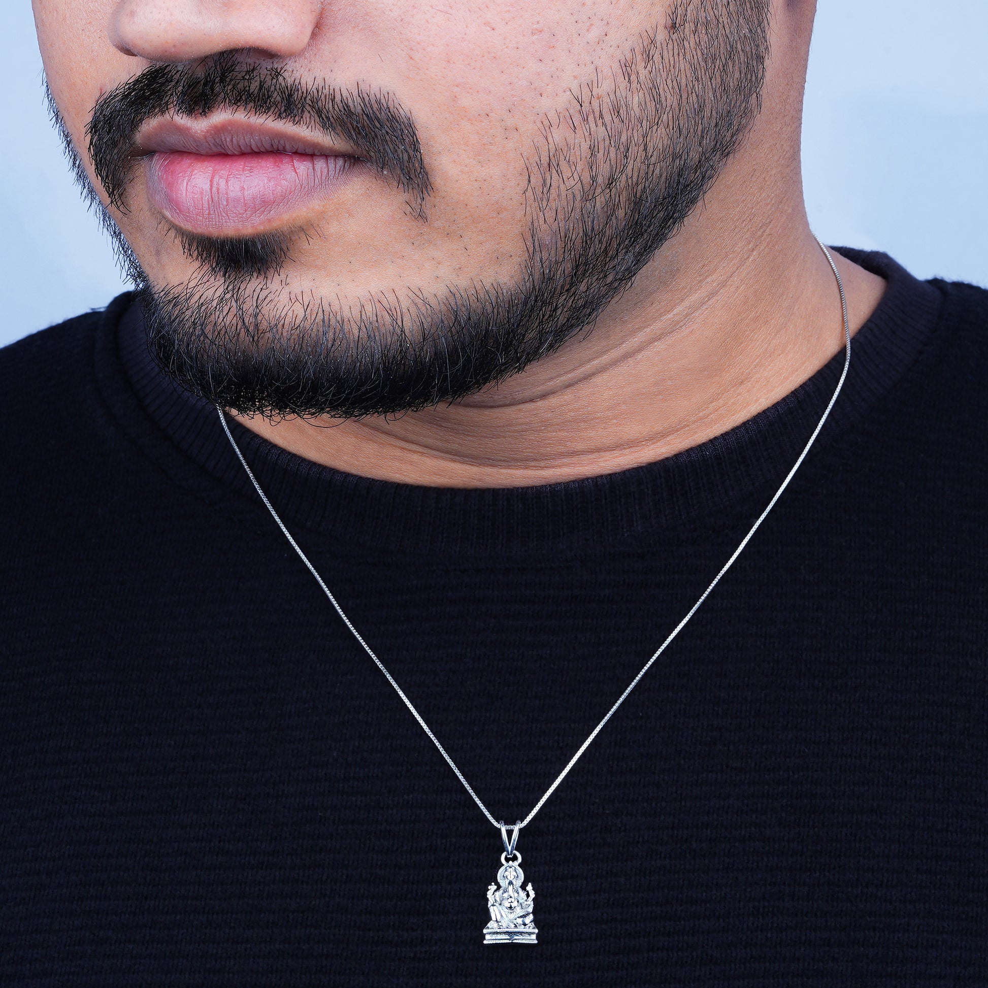 925 sterling Silver God Pendant 