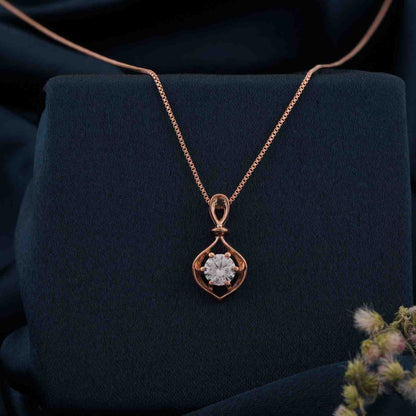 Rose Gold Winsey Dazzling Pendant