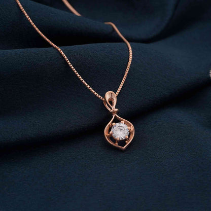 Rose Gold Winsey Dazzling Pendant