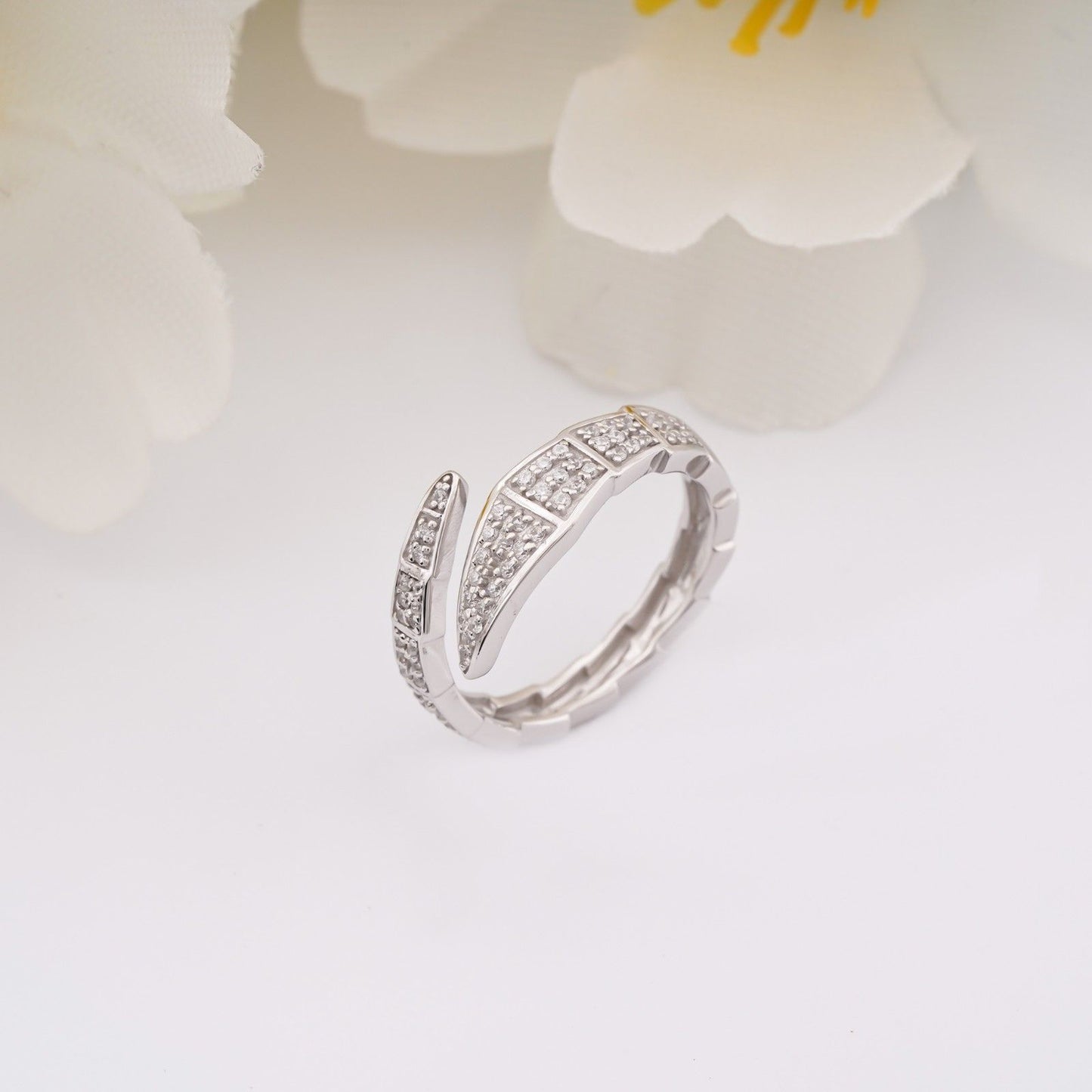 Silver Serpenti Viper Ring