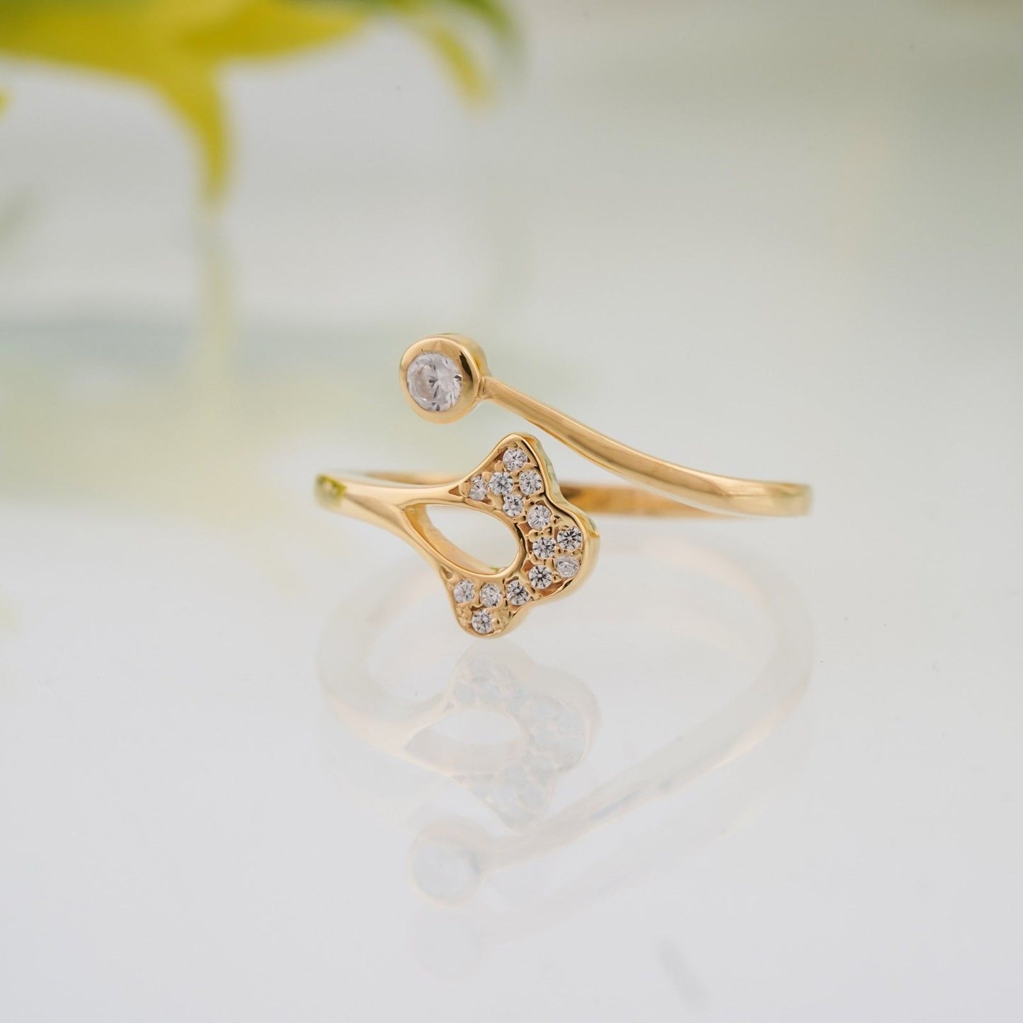 Golden Ever Glow Diamond Ring