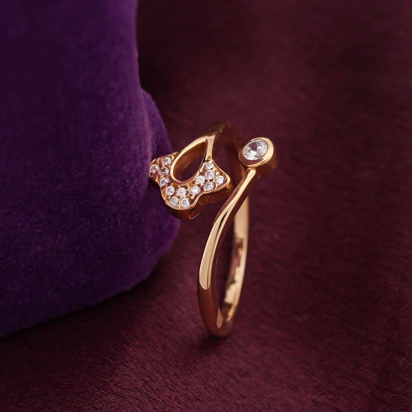 Golden Ever Glow Diamond Ring